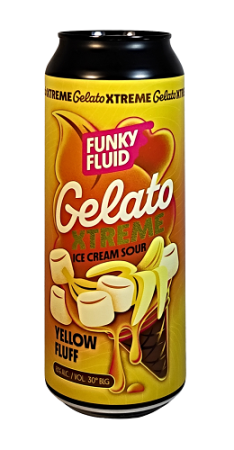 Pivovar Funky Fluid - Gelato XTREME: Yellow Fluff 30° 0,5l (Ice Cream Sour)