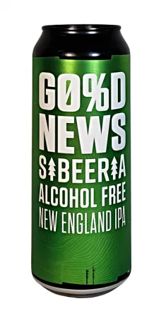 Pivovar Sibeeria - Good News: New England IPA 6° 0,5l (nealko NEIPA)