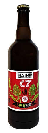 Pivovar Čestmír - CZ Hops Juno, Jupiter - Stereo Lab 13° 0,75l (India Pale Ale)
