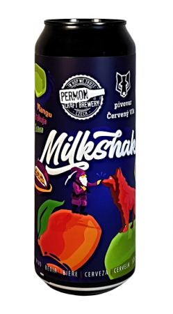 Pivovar Permon w/ Červený Vlk - Milkshake 13° 0,5l (Milkshake IPA)