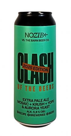 Pivovar Nozib - Clash of the Beers 2025 XPA 13° 0,5l (Extra Pale Ale)