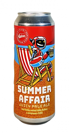 Pivovar Clock w/ Budvar - Summer Affair 10° 0,5l (Juicy Pale Ale)