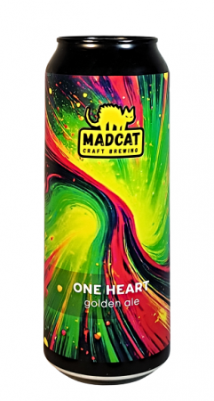 Pivovar MadCat - One Heart 13° 0,5l (Golden Ale)