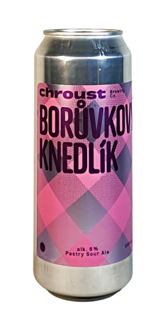 Pivovar Chroust - Borůvkový knedlík 20° 0,5l (Pastry Sour)