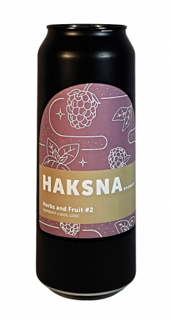 Pivovar Haksna - Herbs and Fruit #2 12° 0,5L (Raspberry & Basil Gose)