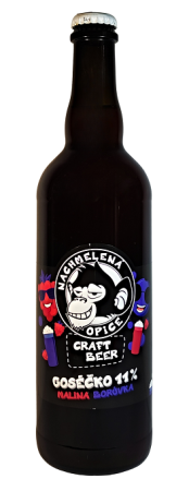Nachmelená Opice - Goséčko 11° - malina a borůvka 0,75l (Gose)
