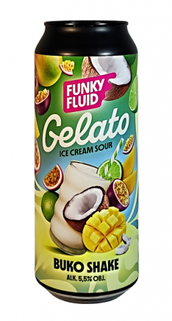 Pivovar Funky Fluid - Gelato: Buko Shake 18° 0,5l (Ice Cream Sour)