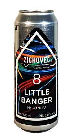 Rodinný pivovar Zichovec - Little Banger 8° 0,5l (Micro NEIPA)
