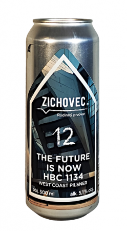 Rodinný pivovar Zichovec - The Future is Now HBC 1134 12° 0,5l (West Coast Pilsner)