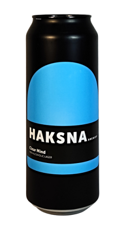 Pivovar Haksna - Clear Mind 0,5L (nealkoholický ležák)