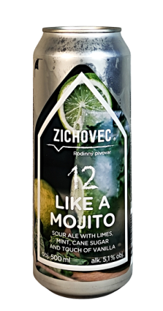 Rodinný pivovar Zichovec - Like a Mojito 12° 0,5l (Sour Ale)