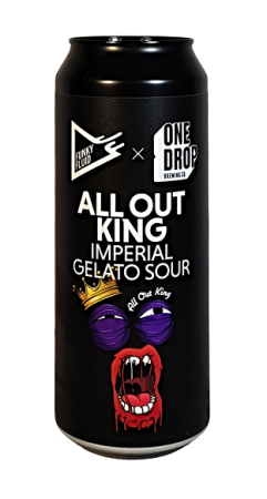 Pivovar Funky Fluid w/ One Drop - Gelato: All Out King 30° 0,5l (Imperial Sour)