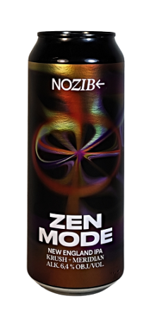 Pivovar Nozib - Zen Mode NEIPA Krush + Meridian 14° 0,5l (New England IPA)
