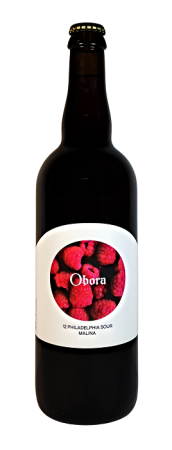 Pivovar Obora - Philadelphia Sour Malina 12° 0,7l (Sour Fruit Beer)