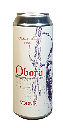 Pivovar Obora - Vodník 0,5l (Nealko světlé pivo)