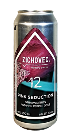 Rodinný pivovar Zichovec - Pink Seduction 12° 0,5l (Gose)
