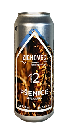 Rodinný pivovar Zichovec - Pšenice 12° 0,5l (Hefeweizen)