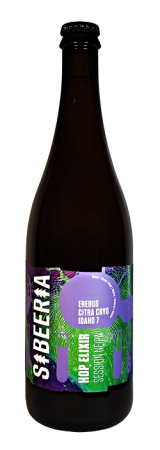Pivovar Sibeeria - Hop Elixir - Erebus, Citra Cryo, Idaho 7 13° 0,75l (Session NEIPA)