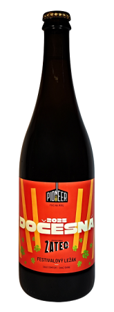 Pioneer Beer - Dočesná 2025 12° 0,75l (festivalový ležák)