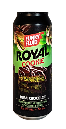 Pivovar Funky Fluid - Royal Cookie: Dubai Chocolate 36° 0,5l (Imperial Stout)
