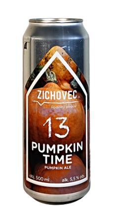 Rodinný pivovar Zichovec - Pumpkin Time 13° 0,5l (Pumpkin Ale)