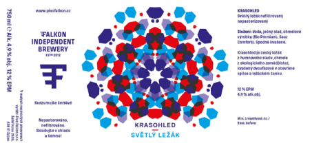 Pivovar Falkon - Krasohled 12° 0,7l (Světlý ležák)