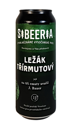 Pivovar Sibeeria - Ležák Třírmutový 13° 0,5l (Czech Pilsner)