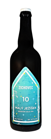 Rodinný pivovar Zichovec - Malý Ježíšek 2025 10° 0,75l (Session Cold IPA)