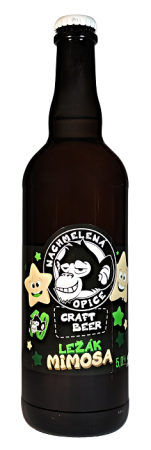 Nachmelená Opice - Ležák Mimosa 12° 0,75l (světlý ležák)