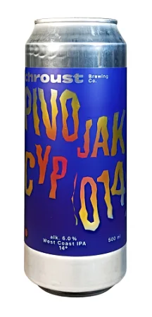 Pivovar Chroust - Pivo jako Cyp 14° 0,5l (West Coast IPA)