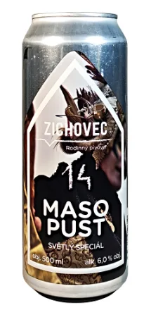 Rodinný pivovar Zichovec - Masopust 14° 0,5l (světlý ležák)