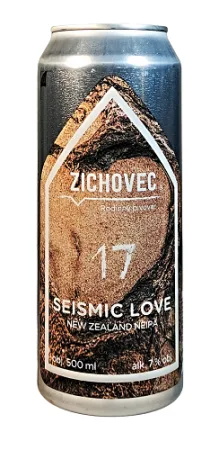 Rodinný pivovar Zichovec - Seismic Love 17° 0,5l (New Zealand NEIPA)