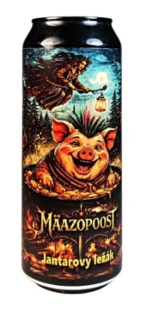 Pivovar SQBRU w/ Vik - Maazopoost 12° 0,5l (Amber Lager)