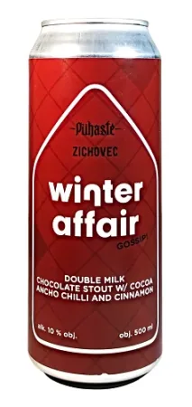 Rodinný pivovar Zichovec w/ Pühaste - Winter Affair Gossip 28° 0,5l (Chocolate Stout)