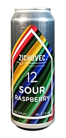 Rodinný pivovar Zichovec - Sour Raspberry 12° 0,5l (Sour Ale)
