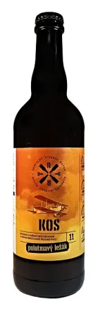 Pivovar ROTOR - Kos 11° 0,75l (polotmavý ležák)