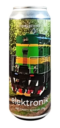 černý potoka - Elektronik 743 11° 0,5l (Oat Cream Session IPA)