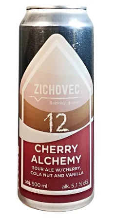 Rodinný pivovar Zichovec - Cherry Alchemy 12° 0,5l (Sour Ale)