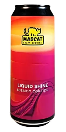 Pivovar MadCat - Liquid Shine 12° 0,5l (Session Cold IPA)