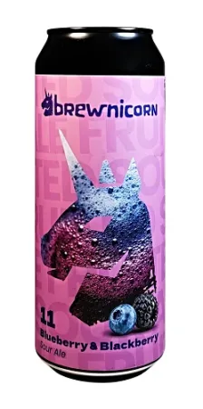 Pivovar Brewnicorn - Blueberry & Blackberry 11° 0,5l (Sour Ale)