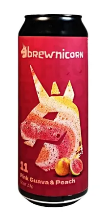 Pivovar Brewnicorn - Pink Guava & Peach 11° 0,5l (Sour Ale)