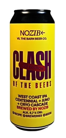 Pivovar Nozib - Clash of the Beers 2026 13° 0,5l (West Coast IPA)