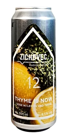 Rodinný pivovar Zichovec - Thyme Is Now 12° 0,5l (Gose)