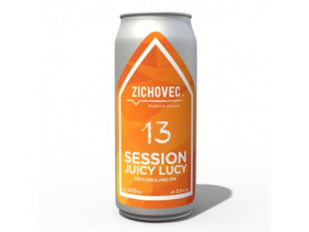 Rodinný pivovar Zichovec - Session Juicy Lucy 13° 0,5l (New England IPA)
