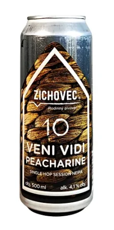 Rodinný pivovar Zichovec - Veni Vidi Peacharine 10° 0,5l (Single Hop Session NEIPA)