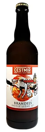 Pivovar Čestmír - Brandejs 12° 0,75l (světlý ležák)