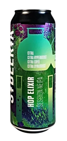Pivovar Sibeeria - Hop Elixir Citra, Citra Hyperboost, Citra Cryo, Citra Dynaboost 13° 0,5l (Session NEIPA)