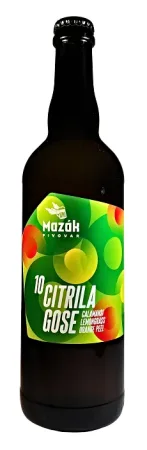 Pivovar Mazák - Citrila 10° 0,75l (Fruited Gose)