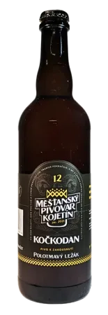 Pivovar Kojetín - Kočkodan 12° 0,75l (polotmavý ležák)