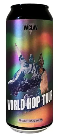 Pivovar Brewnicorn w/ Václav - World Hop Tour 11° 0,5l (Session Hazy IPA)
